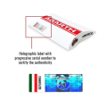Miniatyrbillede 4 af 4: Nøglering - Abarth - Officiel - Rød - 3D-logo - Holografisk etiket Röd