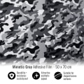 Miniatyrbillede 1 af 4: Filmadhesiv indpakning - 3M - Camouflage grå - 50 x 70 cm - Ridseresistent - Multi-brug Grå
