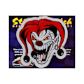 Miniatyrbillede 2 af 3: Joker selvklæbende patch, broderimærkat, 5,7 x 5 cm