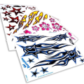 Miniatyrbillede 2 af 4: Holografiske Flames Stickers, Krom, 35 x 25 cm