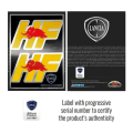 Miniatyrbillede 4 af 4: Lancia Official HF Stickers, 2 Logo, Bord 94 x 131 mm