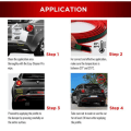 Miniatyrbillede 3 af 4: Bagklæbende profil - Alfa Romeo - Mito - Rød - 1 Easy Cleaner Pro håndklæde - høj kvalitet