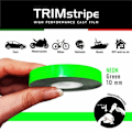 Miniatyrbild 1 av 4: Trim Stripes självhäftande remsor för bilar, neongrön, 10 mm x 10 mt Flashig grön