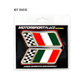 Miniatyrbillede 1 af 4: Universal Sports Badges til biler, Basic Kit, Italien Ternet Flag