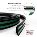 Miniatyrbillede 2 af 4: Bumper Protection - Universal - Sort - 22 mm x 2 mt - 6 stk - Blød PVC Svart