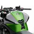 Miniatyrbild 4 av 4: Modulärt 3D självhäftande skydd för motorcykeltank, kol