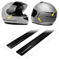 Miniatyrbild 1 av 4: Reflekterande Tejpbitar - Ej specificerat - 1 x 30 cm - 2 Bit - Svart - Motorcykelsäkerhet