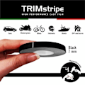 Miniatyrbillede 1 af 4: Båndklæbende - Trim Stripes - Sort - 7 mm x 10 mt - Termoformerbar - Vejrbestandig