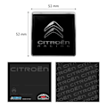 Miniatyrbillede 3 af 4: 3D Citroën Racing logomærkat, sort, 52 mm