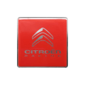 Miniatyrbillede 1 af 4: 3D Citroën Racing logomærkat, rødt, 52 mm