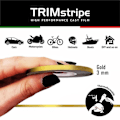 Miniatyrbillede 1 af 4: Klejeflader - Trim Stripes - 3 mm x 10 mt - Vinyle CAST - Termoformbar - Guld