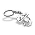 Miniatyrbillede 3 af 4: Officiel Abarth Scorpion nøglering i hvidt metal