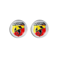 Miniatyrbillede 1 af 4: Abarth Official Badge 3D Sticker, Diameter 12 mm, 2 stk
