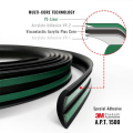 Miniatyrbillede 2 af 4: Beskyttelse Stødfanger - Universel - Sort - 42 mm x 1.8 mt - 2 Stykker - Fleksibel PVC Svart