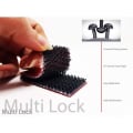 Miniatyrbild 2 av 4: Fästsystem - Multi-Lock - Avtagbar - Transparent - Paket med 4 stycken - 25 x 50 mm