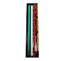 Miniatyrbillede 3 af 3: 3D Reflekterende Klistermærke - Ikke specificeret - Italien Flag - 10 x 300 mm - 3 strimler - UV resistent