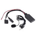 Miniatyrbillede 1 af 8: Bil Bluetooth AUX-IN Kabeladapter med Mikrofon Håndfri Opkald Passer til Ford Focus 6000CD 0.1