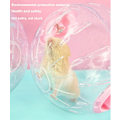 Miniatyrbild 3 av 4: Hamster Träningsboll, 12,5 cm Transparent Hamster Löphjul