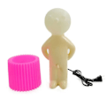 Miniatyrbild 2 av 10: Kreativ Liten Nattlampa LED Blyg Pojklampa ROSA EU-STICK EU Rosa Pink EU Plug-EU Plug
