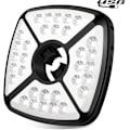 Pikkukuva 1 / 4: 32 LED Ladattava Puutarhavarjon Valo, Aurinkovarjon Valo