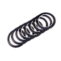 Miniatyrbilde 3 av 3: 10 stk Svart Whiteboard Gaffatape Whiteboarddeler Svart Whiteboard Whiteboardtape Pinstriping Elektrisk Tape Svart 660x0.3 Svart