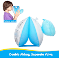 Miniatyrbild 3 av 4: Uppblåsbara armpuffar för barn, armbojfodral för pool, hydrofoil simning