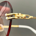 Pikkukuva 3 / 5: +2.00~+4.0 Diopterin lukulasit, kehyksettömät presbyopia-lasit, mustat