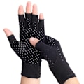 Miniatyrbild 1 av 5: Fingerless Compression Gloves, 1 Pair Black Svart S