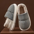 Pikkukuva 2 / 2: Talvi fleece sisätossut lämpimät puuvillatossut sininen-KK1- blue 44-45
