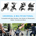 Miniatyrbild 2 av 4: Mugghållare för barnvagnstillbehör, universal cykelbarnvagn-XM2-