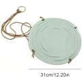 Pikkukuva 1 / 4: Nahkainen riippuva kukkaruukku - Sisä- ja ulkokäyttöön - 31cm/15cm - Taivaansininen