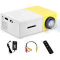Miniatyrbilde 1 av 3: Bærbar 1080p LED-projektor - miniprojektor for hjemmekinofilmer