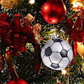 Miniatyrbild 5 av 5: Okrossbar Julgransprydnad Set om 12 - Svart