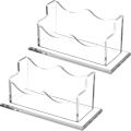 Miniatyrbillede 1 af 4: 2 Stykker Akryl Visitkort Holder Skrivebord Navnekort Stand-XM2-