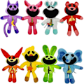 Pikkukuva 1 / 5: Uudet Smiling Critters CatNap -pehmolelut, söpö CatNap -täytetty hahmo nukke, (Väri: 8 kpl)