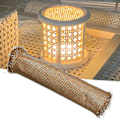 Miniatyrbillede 2 af 5: 1 Rulle Rattan Netværk Uden Grater Stærk DIY Rattan Møbeldekoration Ingeniørnet Rattan Netværk Til Daglig Brug 35cm