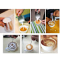 Miniatyrbillede 2 af 5: 150 ml mælkekande, rustfrit stål mælkeskumkande, latte kop, kunstig kaffe latte skumkande, mælkekande