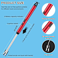 Miniatyrbilde 3 av 5: Elektrisk lighter, USB-oppladbar buelighter, lang rekkevidde lighter for grill, kjøkken, komfyr og camping (rød) Red