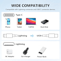 Miniatyrbilde 4 av 7: Lightning til USB-C Adapter - PD Rask Lading, Kompatibel med iPhone 15/iPad/MacBook