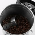 Miniatyrbillede 5 af 5: Kaffebeholder Lufttæt Beholder Rustfrit Stål Opbevaringsbeholder til Kaffe Bønner 1,5 L med Ske og Udluftningsventil til Kaffe Te, Sort