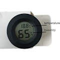 Miniatyrbillede 3 af 5: Mini 4,5 cm Sort Digitalt Termometer Hygrometer, Digital LCD