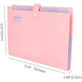 Miniatyrbild 3 av 4: Fackindelad mapp A4, dokumentmapp A4 expanderbar portabel-XM2-