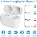 Miniatyrbilde 2 av 5: Trådløst ladeetui, erstatning kompatibel med AirPod 3. generasjon, med Bluetooth-paringsknapp