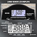 Miniatyrbilde 5 av 5: Grepstyrketester, 396lbs/180kg Digital Hånddynamometer Grepstyrkemåler USB LCD-skjerm Hånd-XM1-