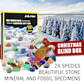 Miniatyrbillede 4 af 5: 24 Dages Julekalender med Ædelstene og Krystaller til Healing - Julegave Advent Blind Box