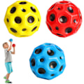 Miniatyrbilde 1 av 5: 3 stk. måneball, Astro Jump Ball, høydehoppball romball måneball