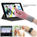 Miniatyrbillede 3 af 5: Damehandsker Vinter Touch Screen Strikkede Handsker til Løb -XM2-