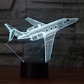 Pikkukuva 3 / 5: Suihkukone USB Pöytälamppu 3D Lamppu LED 7 Värin Vaihto-XM2-