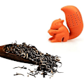 Miniatyrbillede 4 af 5: Køkken Egern Te-infuser - Super Sød Silikone til Løse Teblade