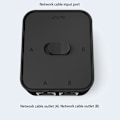 Miniatyrbillede 11 af 11: Manuel Netværks Switch 2 ind 1 ud/1 ind 2 ud RJ45 Netværks Switch Gratis